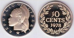 10 cents 1978 Liberia 