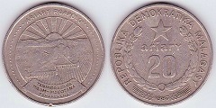 20 ariary 1993 Madagascar 