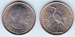 5 tambala 1971 Malawi 