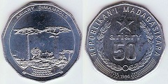 50 ariary 1996 Madagascar