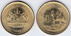 50 lisente 1998 Lesotho 