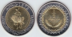 demi dinar 2004 Libye 
