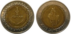demi dinar 2009 Libye 