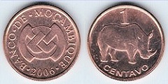 1 centavo 2006 Mozambique 