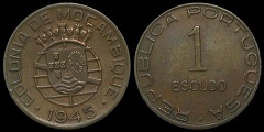 1 escudo 1945 Mozambique
