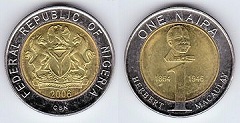 1 naira 2006 Nigéria