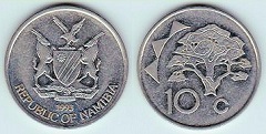 10 cents 1993 Namibie 