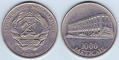 1000 meticais 1994 Mozambique 