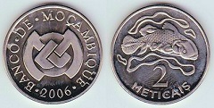 2 meticais 2006 Mozambique 