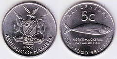 5 cents 2000 Namibie