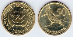 50 centavos 2006 Mozambique