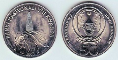 50 francs 2003 Rwanda