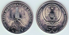 50 francs 2003 Rwanda