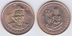 1 lilangeni 1975 Swaziland 