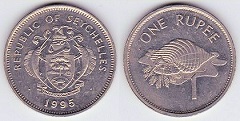 1 rupee 1995 Seychelles 