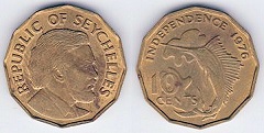 10 cents 1976 Seychelles
