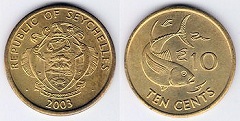 10 cents 2003 Seychelles 