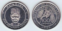 100 leones 1996 Sierra Leone 