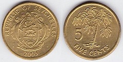 5 cents 2003 Seychelles
