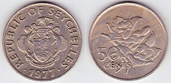 50 cents 1977 Seychelles