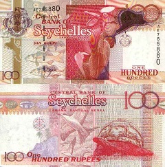 billet de 100 roupies 2001 Seychelles