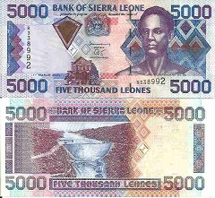 billet 5000 leones 2003 Sierra Leone 