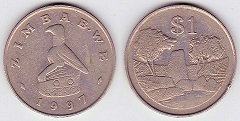 1 dollar 1997 Zimbabwe 