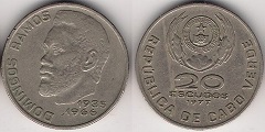 20 escudos 1977 Cap Vert 