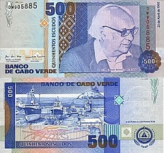 billet 500 escudos 2002 Cap Vert 