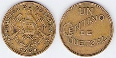 1 centavo 1934 Guatemala 