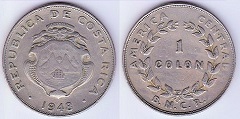 1 colon 1948 Costa rica 