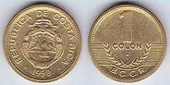 1 colon 1998 Costa rica