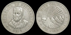 1 cordoba 1912 Nicaragua 