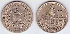 10 centavos 1993 Honduras 