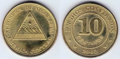 10 centavos 2002 Nicaragua 