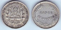 5 centavos 1914 Salvador