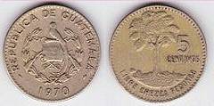 5 centavos 1970 Guatemala 