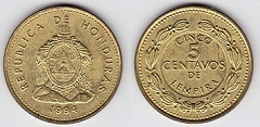 5 centavos 1994 Honduras 