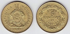 5 centavos 1994 Honduras