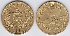 50 centavos 1998 Guatemala 