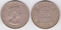 50 cents 1976 Bélize 