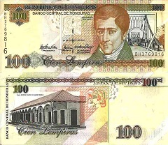 billet 100 lempiras 2004 Honduras