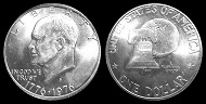 1 dollar 1976 argent