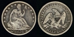 half dollar seated liberty us