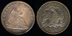 half dollar 1877 seated liberty