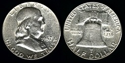 half dollar franklin