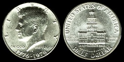 half dollar kennedy 1977