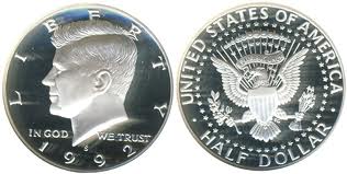 half dollar kennedy 1992