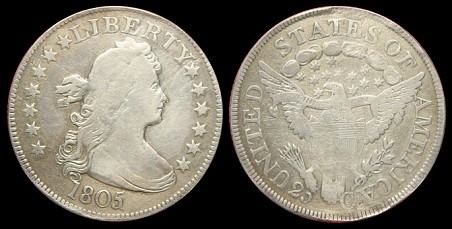 quater dollar 1805