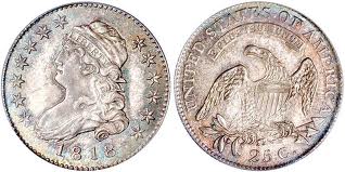 quarter dollar liberty cap 1818